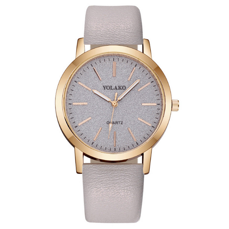 Fashion Plaid Pattern Women&#039;s Decorative Watch Foreign Trade New Simple Digital Scale Quartz Watch For Women