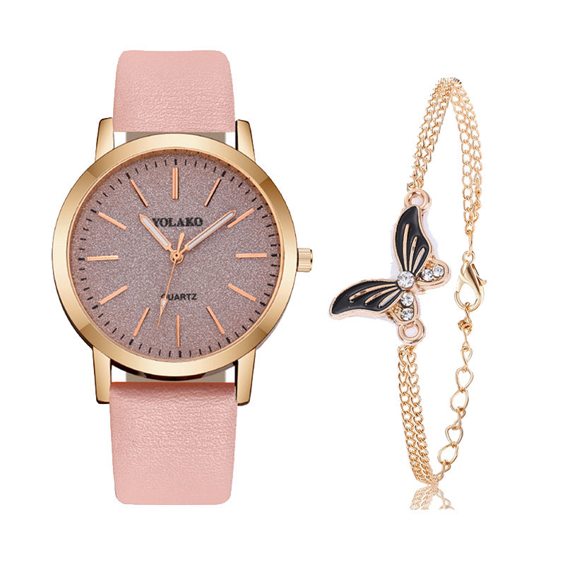 Fashion Plaid Pattern Women&#039;s Decorative Watch Foreign Trade New Simple Digital Scale Quartz Watch For Women