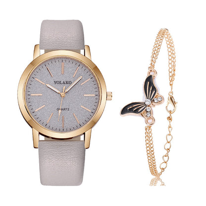 Fashion Plaid Pattern Women&#039;s Decorative Watch Foreign Trade New Simple Digital Scale Quartz Watch For Women