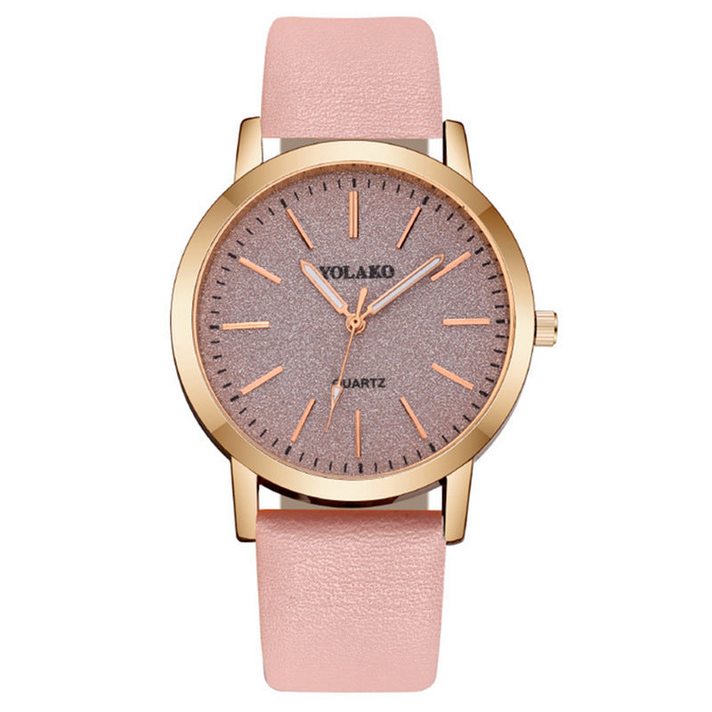 Fashion Plaid Pattern Women&#039;s Decorative Watch Foreign Trade New Simple Digital Scale Quartz Watch For Women